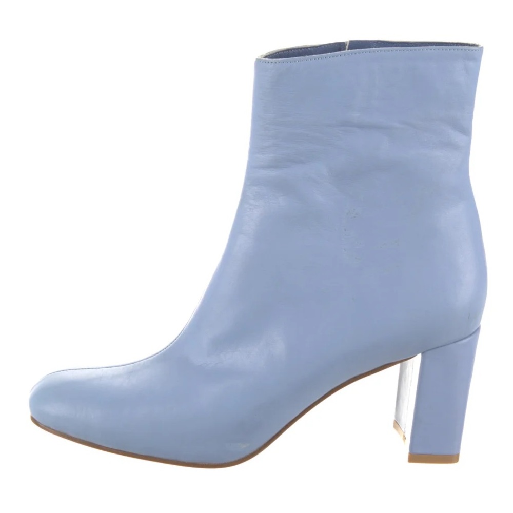 Maryam Nassir Zadeh Blue Leather Ankle Boots